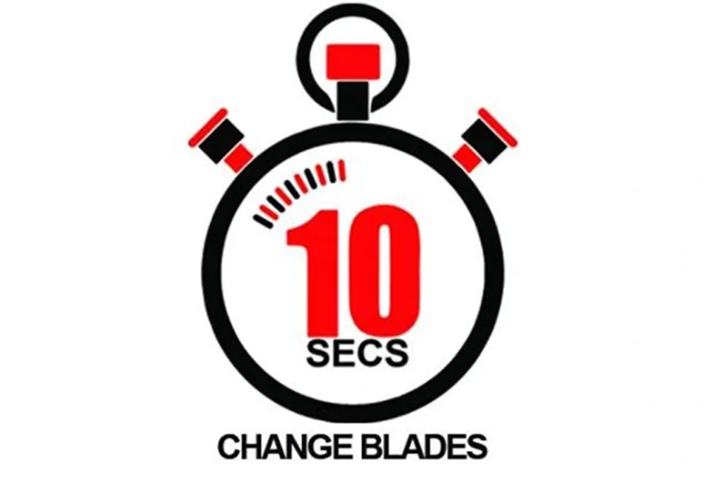 10sec. Change Blades